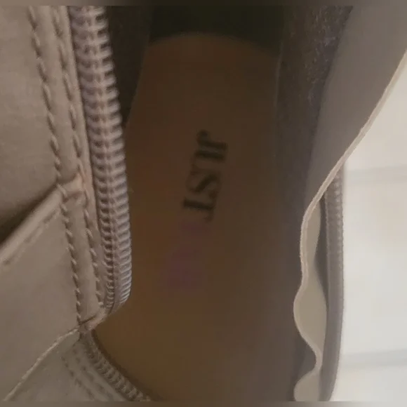 JustFab Women's Light Brown Heeled Knee High Boots - Picture 8 of 8